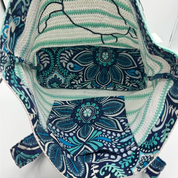 NWT Vera Bradley Sea Turtle Straw Beach Tote. - Picture 5 of 5
